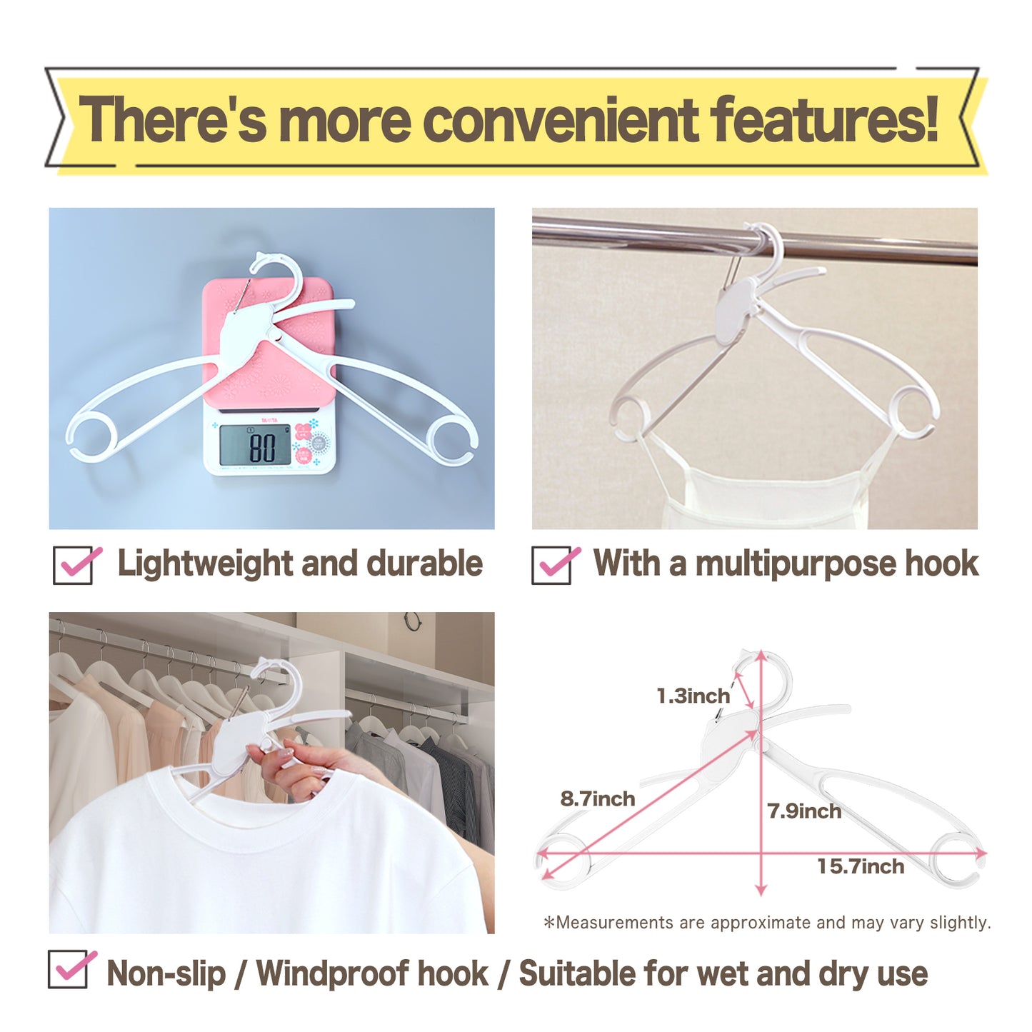MODE HANGER: One-Push Instant Release & Garment Care Hanger