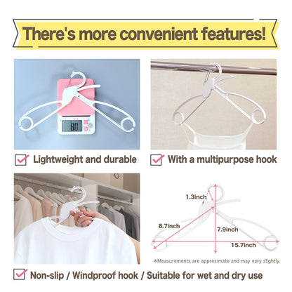 MODE HANGER: One-Push Instant Release & Garment Care Hanger